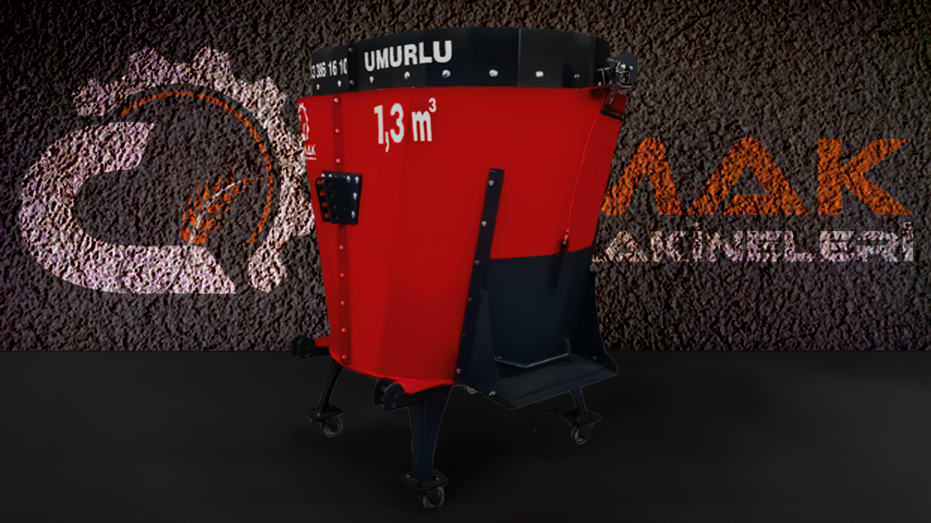 1.3მ3 საკვების შემრევი დანადგარი